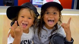 Watch 4 & 7 Year Old Amazing Skateboarding Kids Video
