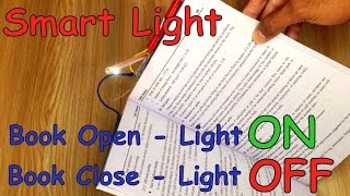 Watch How to make SMART Reading LAMP that AUTO ON/OFF at Home Video