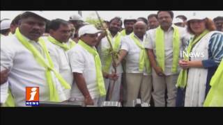 Watch Ministers Laxma Reddy and Jogu Ramanna Participated Haritha Haram in Mahabubnagar iNews Video