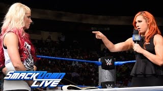 Watch Becky Lynch comes face-to-face with Alexa Bliss - Contract Signing: SmackDown LIVE, Sept. 20, 2016 Video