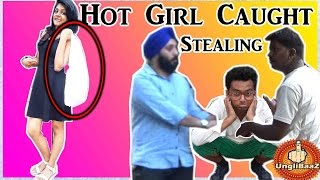 Watch Pappu & his Girlfriend Caught Stealing Pranks in India 2016 - Unglibaaz Video