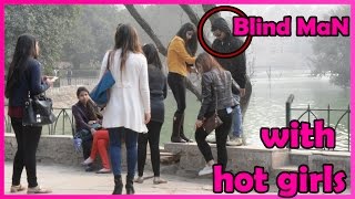 Watch Super Girls saving blind man's life - social experiment/pranks in India 2016 - UngliBaaz Video