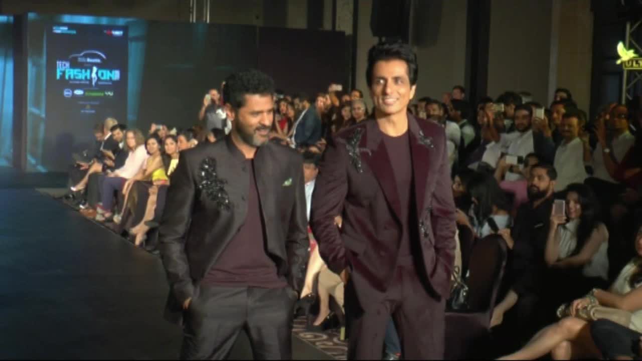 Watch Prabhu Deva and Sonu Sood STUNS everyone with their walk Video