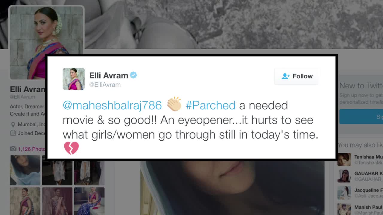 Watch Parched | Celebs Amazing Reactions Video