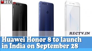 Watch Huawei Honor 8 to launch in India on September 28 - latest gadget news updates Video