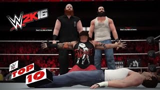 Watch Sweet, Sweet Victory Scenes: WWE 2K16 Top 10 Video