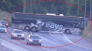 Watch Shocking CCTV: Dozens of Drivers Going the WRONG WAY on the M1 Motorway Video
