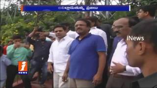 Watch High Alert in Hyderabad Due to Heavy Rains - KTR,Laxma Reddy Visits Flooded Areas | iNews Video