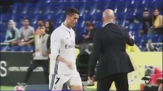 Watch Cristiano Ronaldo Angry Reaction to Substitution - Las Palmas vs Real Madrid 2:2 La Liga Video