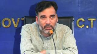 Watch Delhi Labour Minister Gopal Rai Addresses Media on Shaheed Utsav Video