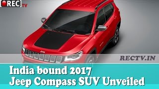 Watch India bound 2017 Jeep Compass SUV Unveiled - latest automobile news updates Video