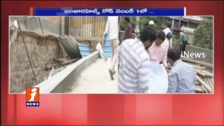 Watch GHMC Officials Step Back on Banjara Hills Road No 1 Building Demolition Due To Coordination | iNews Video