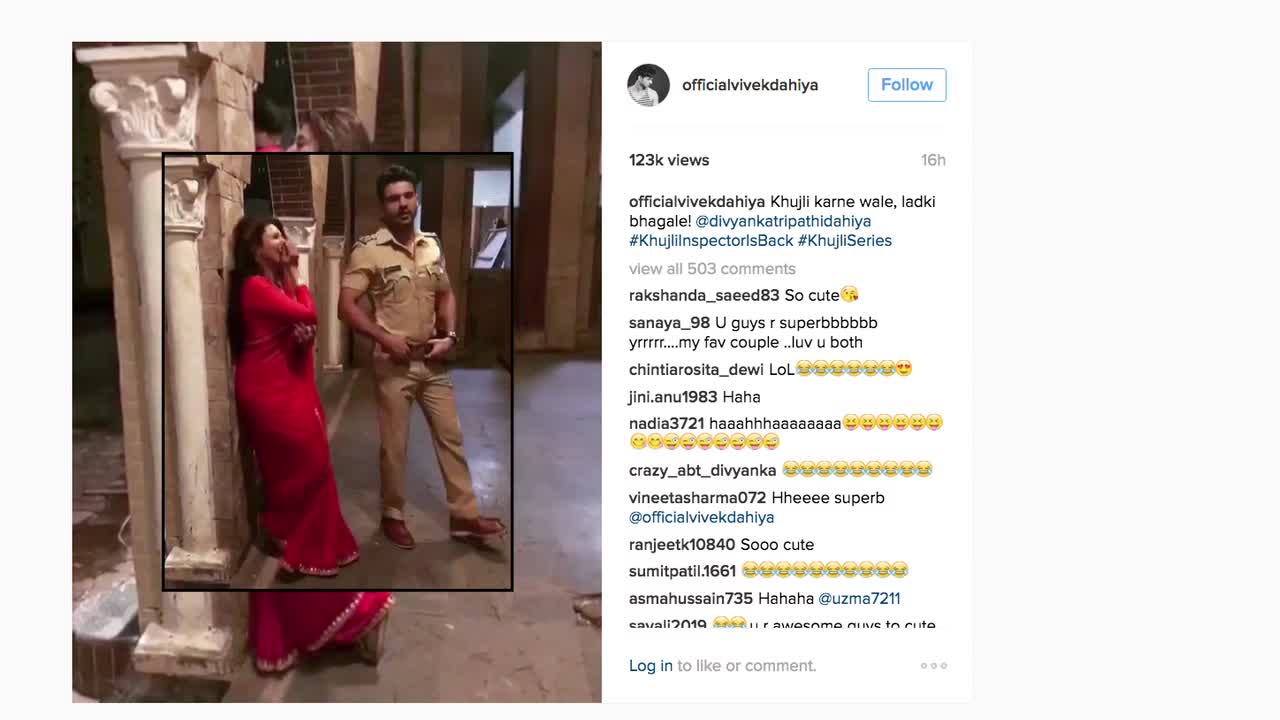 Watch Divyanka And Vivek's ROMANTIC Moments Video