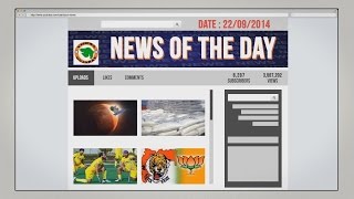 Watch news of the day 22-9-2014 - Vishwa Gujarat Video