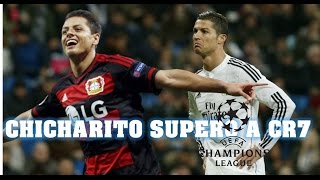 Watch "CHICHARITO" HERNANDEZ SUPERA A CRISTIANO RONALDO - CHAMPIONS LEAGUE Video