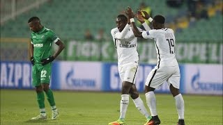 Watch Champions League - Paris Saint-Germain Beat Ludogorets Razgrad 3-1 Video
