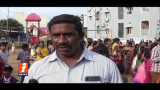 Watch Gowtham Model Schools Celebrate Bathukamma Festival | iNews Video