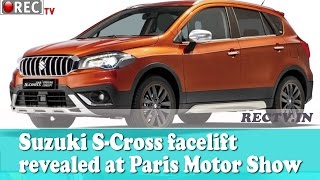 Watch Suzuki S Cross facelift Cruising Concept revealed at Paris Motor Show - latest automobile news Video