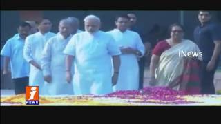 Watch Narendra modi pay tribute to Lal Bahadur Shastri - iNews Video