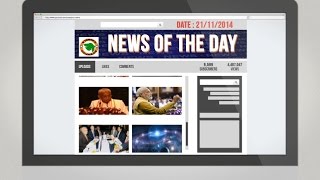 Watch News of the Day - 21-11-2014  - Vishwa Gujarat Video