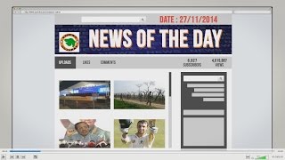 Watch News of the day 27/11/2014 - Vishwa Gujarat Video