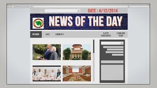 Watch English News of the day 4/12/2014 - Vishwa Gujarat Video