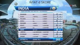 Watch India vs New Zealand 2nd Test: India 2nd Inn. Scorecard Video
