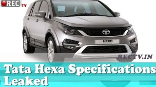 Watch Tata Hexa Features Specifications Leaked - latest automobile news updates Video