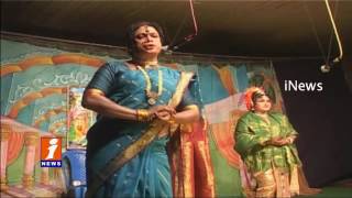 Watch Lights Arrangement at Rajahmundry Devi Chowk Dussehra | iNews Video