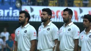 Watch India vs NZ, 2016 - 3rd Test: National Anthem Indore Video