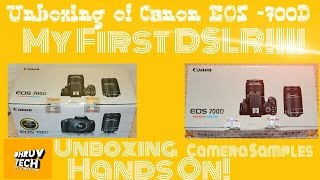 Watch [HINDI] Unboxing, Hands On, Camera Samples Of Canon EOS 700-D Video
