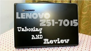 Watch [HINDI]  Lenovo Z51-70 i5 Unboxing and Review Video