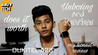 Watch [HINDI] Oukitel A28 Smartwatch Unboxing and review!! Video