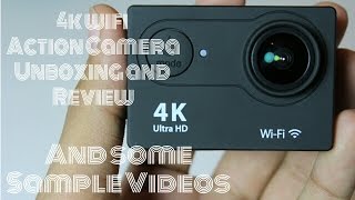 Watch [HINDI] 4k wifi Action camera Unboxing and Review!! Video