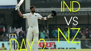 Watch India vs Newzealand 3rd Test Day 2 Highlights - Virat Kohli 200 Video