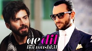 Watch Fawad Khan REPLACED By Saif Ali Khan In Ae Dil Hai Mushkil Video