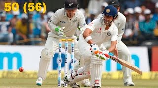 Watch Gautam Gambhir 50 in India vs New Zealand 3rd Test Indore Day 4 | Gambhir 50 Video