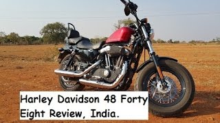 Watch Harley Davidson 48 Forty Eight Review, India, Hyderabad. Video