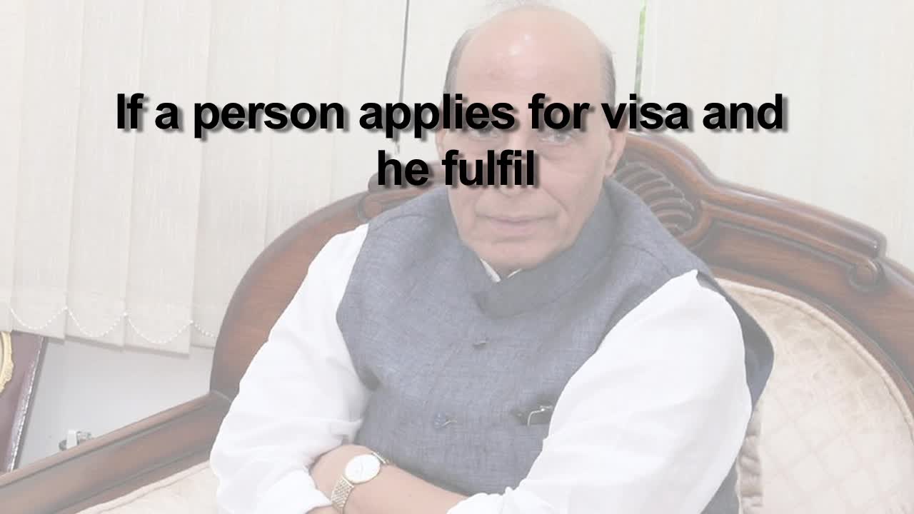 Watch No Issues Giving Visas To Pak Artistes: Home Ministry Video