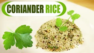 Watch Coriander Rice - Indian Vegetarian Dish - Easy & Quick Recipes Video