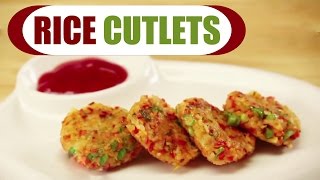 Watch Vegetable Rice Cutlet Indian Appetizer Recipe - Easy & Quick Recipe Video