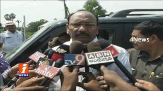 Watch Chandrababu meeting with officials over Mega Aqua Food Park | iNews Video