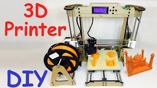 Watch DIY 3D Printer - Assembling | Print 3D Objects Video