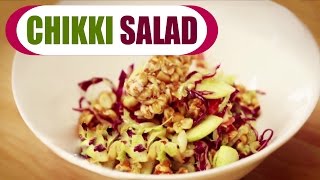 Watch Chikki Salad - Fusion Recipe - Indo-Italian Style - Easy & Quick Video