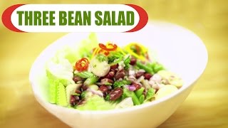 Watch Three Bean Salad - Healthy Green Salad | Weight Loss Recipes - Easy Indian Recipes Video