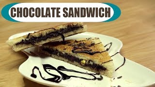 Watch Chocolate sandwich - Chocolate Toast Sandwich - Kids Snacks Recipe | Easy And Quick Video
