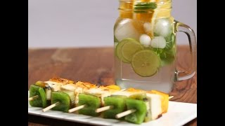 Watch Paneer Skewers & Infused Water Video
