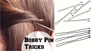 Watch How To : Use Bobby Pins And Hair Pins Correctly So They Are Not Seen/ Easy Tips & Tricks Video