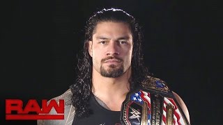 Watch Roman Reigns knows what nightmares await inside Hell in a Cell: Raw, Oct. 24, 2016 Video