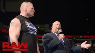 Watch Brock Lesnar returns as fight with Goldberg looms ahead: Raw, Oct. 24, 2016 Video